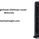 Black Nighthawk 1000mps router Motorola