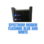 Spectrum Modem Flashing Blue and White