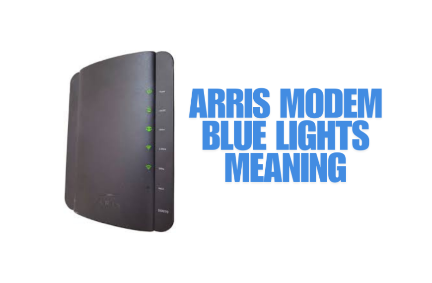 Arris Modem Blue Lights Meaning