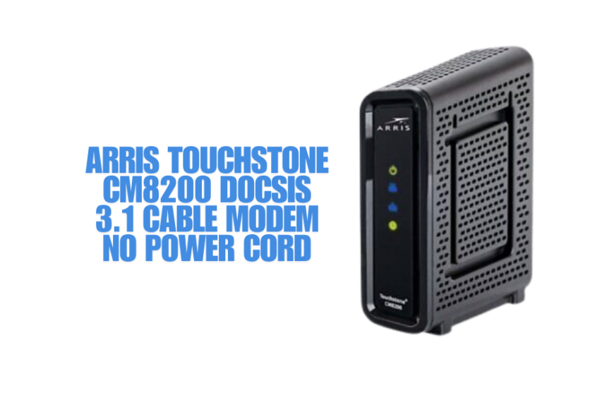 Arris touchstone cm8200 docsis 3.1 cable modem no power cord