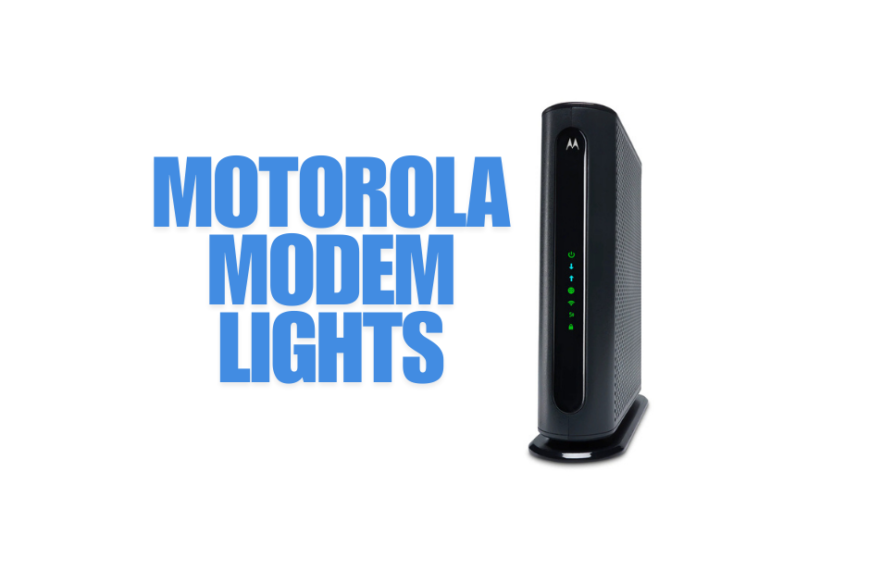 Motorola Modem Lights