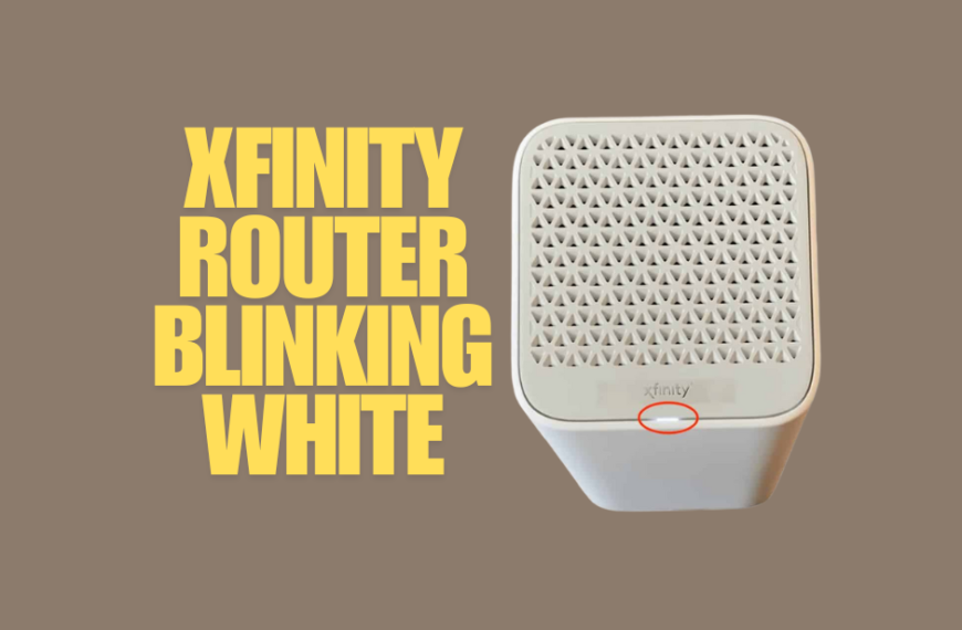 Xfinity Router Blinking White