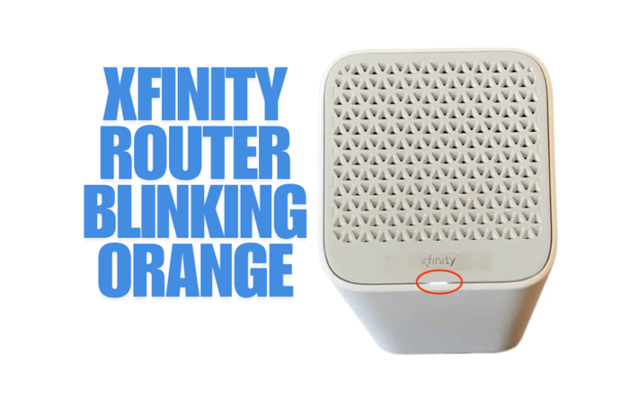 xfinity router blinking orange