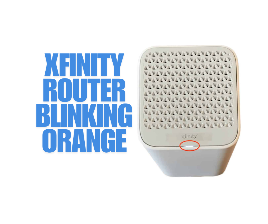 xfinity router blinking orange