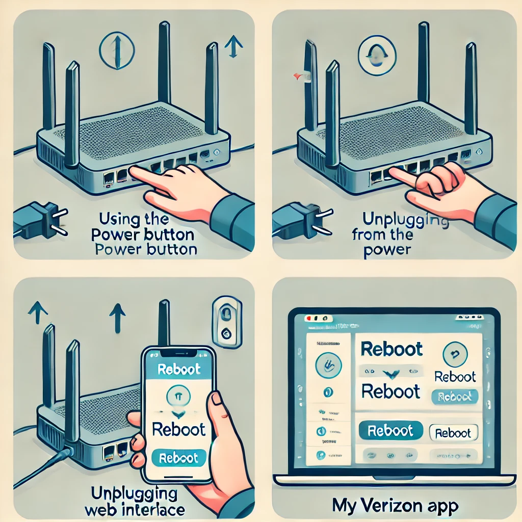 Reboot Verizon Router