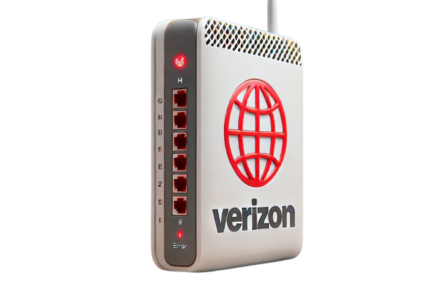 Verizon Router Red Globe