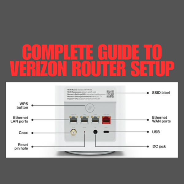 Verizon Router Setup