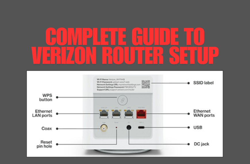 Verizon Router Setup