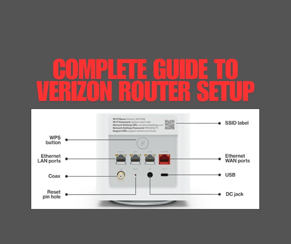 Verizon Router Setup